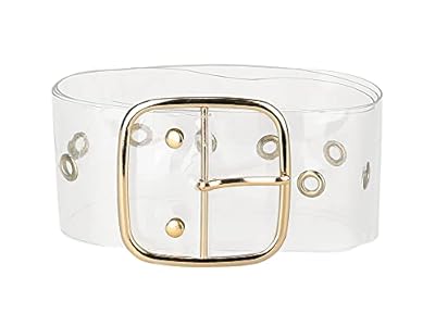 foto cinturones transparentes Allegra K