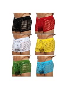imagen de visita la tienda de arjen kroos arjen kroos hombre boxer sexy transparentes malla de ropa interior elastico atractivo para homebre boxer brief calzoncillos
