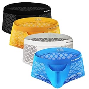 fotos de juflam fishnet  banador transparente para hombre diseno de rayas color transparente